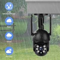 Kamera Keamanan Ikevision Tuya Smart 4K 8MP Sensor CMOS WiFi 2.4G PTZ dengan Visi Malam Berwarna, Lensa 2.8mm, Ukuran Mini, Tahan Air