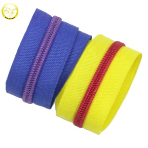 Tùy Chỉnh Bướm Dập Nổi Logo Dây Kéo Thanh Trượt Cầu Vồng Màu #5 Nylon Có Thể Đảo Ngược Dây Kéo <span class=keywords><strong>Puller</strong></span> Cho Túi Xách - Product Image 6