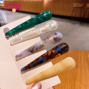 Nuevas pinzas de pelo de acetato de celulosa de moda diseño de boca de pato para mujeres y niñas - Product Image 3