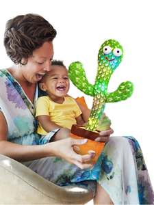 Jouet en peluche <span class=keywords><strong>cactus</strong></span> chantant et dansant, en peluche électrique, jouet en peluche <span class=keywords><strong>cactus</strong></span> dansant, vente chaude OEM 2025 - Product Image 4