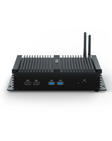 PC Industrial Sin Ventilador Intel I5-4200U, 2xDDR3L 16GB RAM, MSATA+SATA, 6xCOM, 2xLAN, Ranura WiFi/4G, Compatible con Win10, Linux, PXE, RAID