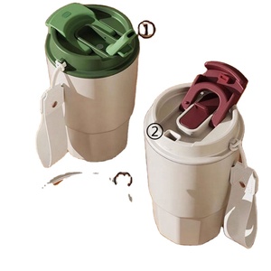 Bouteille d'eau isotherme personnalisée en acier inoxydable de 15 oz avec paille et couvercle, gobelet sous vide anti-fuite pour enfants et activités de plein air - Product Image 2