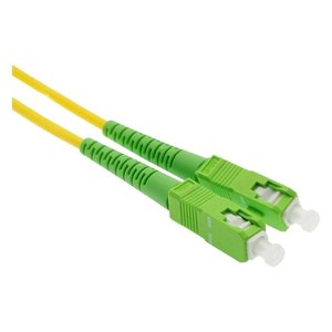 Câble optique monomode jaune et vert 2m ILWL D9 MA 020TY - Product Image 3