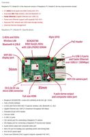 Kit Avanzado Raspberry Pi 3B+ Original, Opcional con Placa Única, CPU ARM Cortex-A53 de Cuatro Núcleos a 1.4GHz y 64 bits