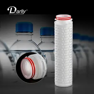 Darlly bán buôn 0.1/<span class=keywords><strong>0.22</strong></span>/0.45 micron Bộ lọc PP/PES/PTFE/pvdf/Nylon sâu xếp li hộp mực lọc cho vi điện tử - Product Image 1