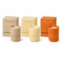 Produits écologiques, cadeaux de mariage, mini boîte en carton pour cadeaux, emballage de bougie avec impression personnalisée, bougie aromathérapeutique