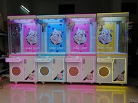 Machines de jeu de grue personnalisables, choix de couleurs, effets lumineux LED, designs thématiques pour les zones de divertissement familiales, 1 an d'assistance éducative