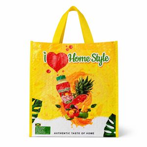 PP Woven Shopping Bags with PP Webbing Handles-Customized Pattern <b>Gift</b> & Groceries Use <b>Box</b> Packaging for Supermarkets - Product Image 1