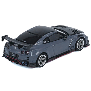 DCD 2024 Nissan GT-R (R35) Nismo 'top secret' RHD คาร์บอนสีเทา Hood ฝาครอบเครื่องยนต์สำหรับร้านทำผมของเล่นรถฮ่องกง