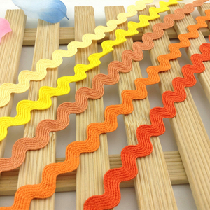 8mm Colorful <strong>Ric</strong> <strong>rac</strong> Ribbon Tape Zig Zag Lace <strong>Trimming</strong> 31 Color Available <strong>Ric</strong> <strong>rac</strong> <strong>Trimming</strong> for Dress, Bag, DIY - Product Image 3