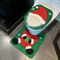 Papier toilette jetable en tissu à thème de Noël, motif Père Noël sans visage, style européen, pour l'exportation transfrontalière