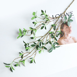 Fábrica al por mayor <span class=keywords><strong>Planta</strong></span> artificial Deja plantas de decoración del hogar <span class=keywords><strong>Hojas</strong></span> de tacto real Tallo largo Rama Ficus <span class=keywords><strong>Hojas</strong></span> de árbol - Product Image 6