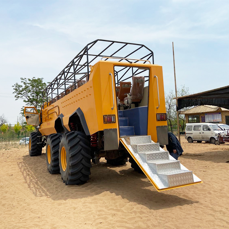 Desert Tour Bus 4x4 6*6 AWD внедорожные грузовики растрескивающиеся пески пустынный гоночный автомобиль для продажи от производителя