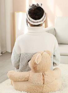 Canapé en peluche de dessin animé Panda jouet <span class=keywords><strong>paresseux</strong></span> mignon canard licorne petit canapé siège pour cadeau enfants amis OEM - Product Image 5