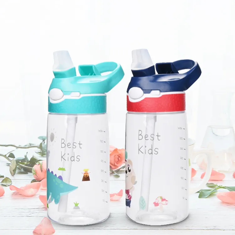 Aohea Wholesale BPA Free Plastic Water Bottles Manufacturer Logo Clear Water Bottle