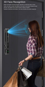 Tuya App Télécommande avec reconnaissance faciale des empreintes digitales Carte <span class=keywords><strong>Code</strong></span> Clé Multi-déverrouillage Façons Appel vidéo S666 Serrure numérique - Product Image 3