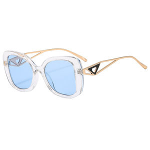 <b>Square</b> <b>Sunglasses</b> Women Gradient Lenses UV400 Full Rim Metal Frame Fashion Casual Adult - Product Image 3