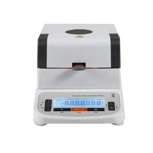 เครื่องวิเคราะห์ความชื้นแบบฮาโลเจน ความแม่นยำ 0.001 กรัม เครื่องวัดความชื้นแบบฮาโลเจนสำหรับธัญพืช อาหาร พลาสติก และสารเคมี - Product Image 2