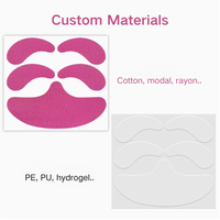 Lot de 5 patchs anti-âge personnalisables pour le front et le contour des yeux, respirants, pour le lifting du visage et la réduction des rides