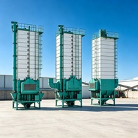 Séchoir à grains agricole vertical à air chaud recirculant pour le séchage du riz, du maïs, du blé et du soja