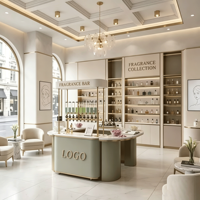 Vitrine à parfums détachable sur mesure |   Bar à parfums mobile et design de petit kiosque |   Comptoir de vente au détail modulaire pour les boutiques de parfums
