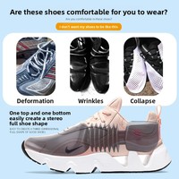 Embauchoirs extensibles en plastique PPT pour chaussures, unisexe, anti-plis, anti-étrécissement, formes de chaussures, entretien des chaussures, en gros, en stock