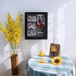 Kích Thước Tùy Chỉnh Gỗ Phote Khung Phía Trước Mở Độ Sâu Hiển Thị Hộp Tường Và Bàn Hiển Thị Bộ Nhớ Hộp 6 Pins Bao Gồm - Product Image 3