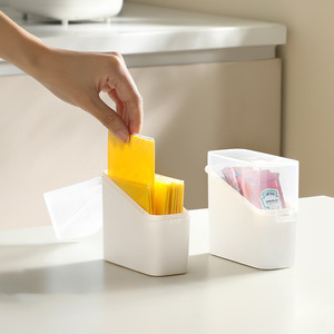 <b>Small</b> plastic storage <b>boxes</b> for cheese sauce packets, condiment bags, tea bags, coffee sachets, and other <b>small</b> items. Includes - Product Image 4