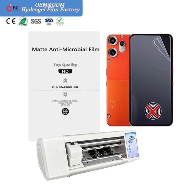 12cm*18cm Premium Matte Anti-bacterial Hydrogel Sheet Anti-Shock Mobile Phone Soft Film Screen Protector Film