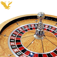 YH 32INCH Standard Grade Superior Deluxe Profession elle Qualität Gelb Roulette Holz Rad Rad Tisch