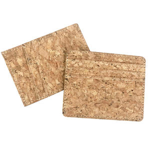 Porte-cartes en grain de liège naturel avec plusieurs fentes pour cartes PU pour bus IC et cartes bancaires Produit de commerce extérieur - Product Image 5
