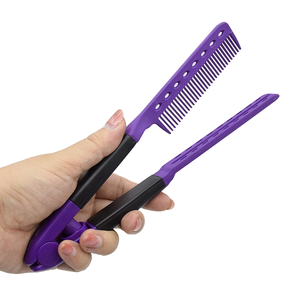 Peigne magique en V en plastique pour Salon de <span class=keywords><strong>coiffure</strong></span> professionnel, lisseur résistant à la chaleur - Product Image 2