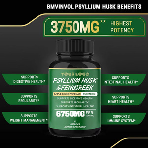 Травяные пищевые добавки для здоровья, пиллиум, шелухи, капсулы с пажитником, поддерживает здоровье кишечника, холестерин и здоровье сердца - Product Image 5