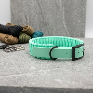 Luxury Waterproof <strong>Dog</strong> Collar and Leash Set Smell Proof PVC Coated Webbing Braided Paracord Pet Collar Leash Sets for Large <strong>Dogs</strong> - Product Image 2