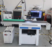 Machine de marquage laser UV 5W 10W avec CCD Sino Galvo, prend en charge les formats DXF/BMP/AI, refroidissement par eau CNC