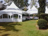 Tente de camping la plus grande au monde, en aluminium et PVC, tente de réception de mariage