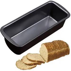 Kerstvakantie Commerciële Brood Pannen Gegolfd Custom Size Eco Vriendelijke Franse Carbon Steel Loaf Pan