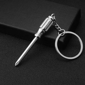 20 modèles de mini-outils porte-clés : clé à molette, pelle, marteau, règle, pince, perceuse, tournevis – Cadeaux créatifs - Product Image 1