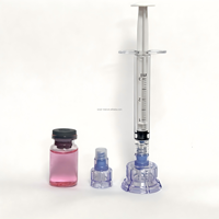 Mini-aiguille à pointe de 13 mm et 20 mm pour transfert de fluides IV avec raccord Luer Lock
