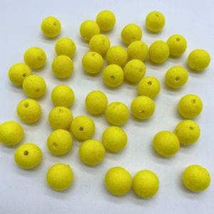 Hot Selling 500g/bag Velvet <strong>Beads</strong> 10mm 8mm Round Chunky Soft <strong>Colorful</strong> Flocking Plush Acrylic <strong>Beads</strong> Charms for Beaded Bag Jewelry - Product Image 5