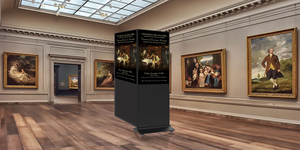 360SPB 49 "Vertical dupla face tela Display piso permanente sinalização digital interior para publicidade - Product Image 4