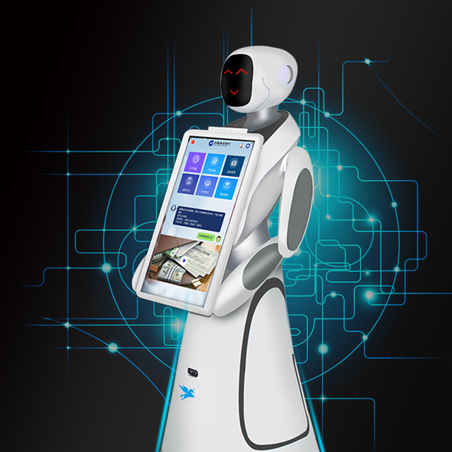 Exhibition Hall Reception Robot Automatic Robot Machines for Customer Interaction Reception Commercial Welcome Robot