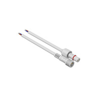 Câbles de raccordement mâle-femelle étanches 4 conducteurs 22 AWG avec boîtier PVC 300V-500V, assemblages de câbles et connecteurs pour éclairages de scène LED
