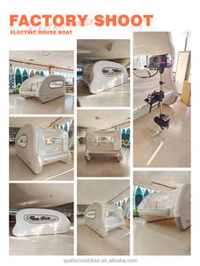 Spatium 2026 Catamaran Gonflable à Double Pont pour la Famille, <span class=keywords><strong>Bateau</strong></span> Maison Gonflable pour le Divertissement Aquatique, en Vente - Product Image 5