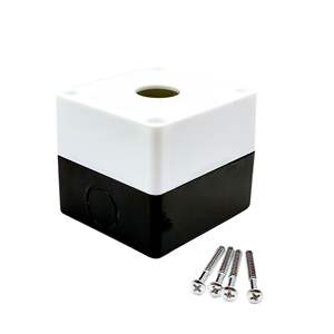 Boîtiers de boutons-poussoirs d'arrêt d'urgence à trou unique fournis par le fabricant, boîtiers de commande multi-trous de 22 mm, interrupteurs à boutons-poussoirs - Product Image 3