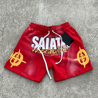 Shorts en jean pour homme, haute qualité, style vintage décontracté, coupe classique, 100% coton, lavage vintage, streetwear américain, Y2k