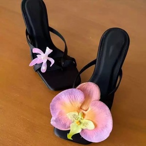 Sapato De Salto Slipper Flower Sexy 2025 Women <b>Shoes</b> High Heel - Product Image 3