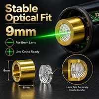 Support de lentille optique ZhonNa 9 mm, coque en cuivre, pour alignement de roues, diodes laser, pièces et accessoires d'instruments optiques