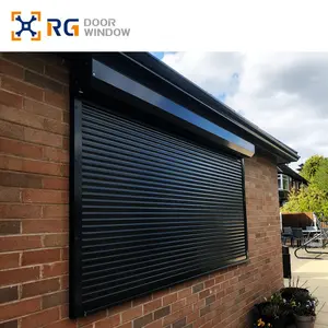 RG Supplier Apartment Privacy Shutters Aluminum Shutters Internal Louvre Security Shutters for Window