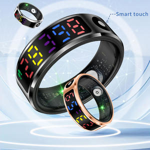 Anillo Inteligente de Salud para Hombre y Mujer, Resistente <span class=keywords><strong>al</strong></span> Agua, con Monitor de Ritmo Cardíaco, Rastreador de Actividad Física, Anillos Inteligentes con Pantalla Táctil - Product Image 2